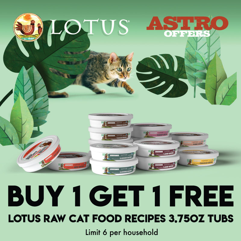 LOTUS | Buy 1, Get 1 FREE on 3.75oz Raw Cat Food