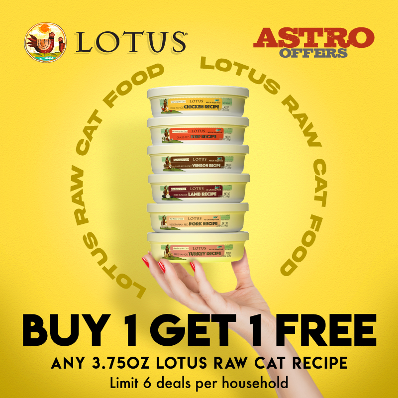 LOTUS | Buy 1, Get 1 FREE on 3.75oz Raw Cat Food