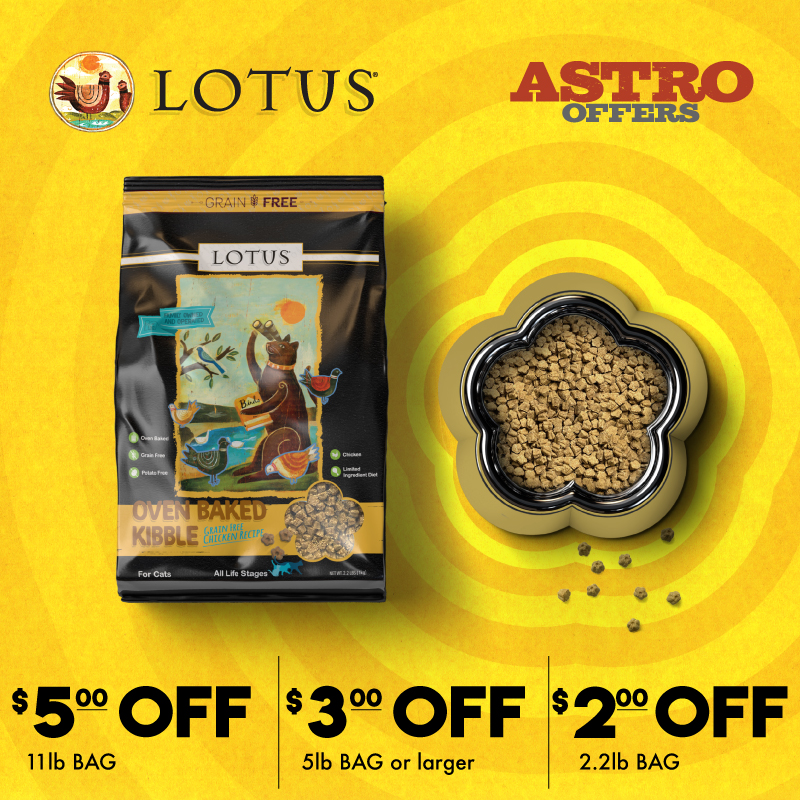 LOTUS | Dollars OFF Oven-Baked Cat Kibble