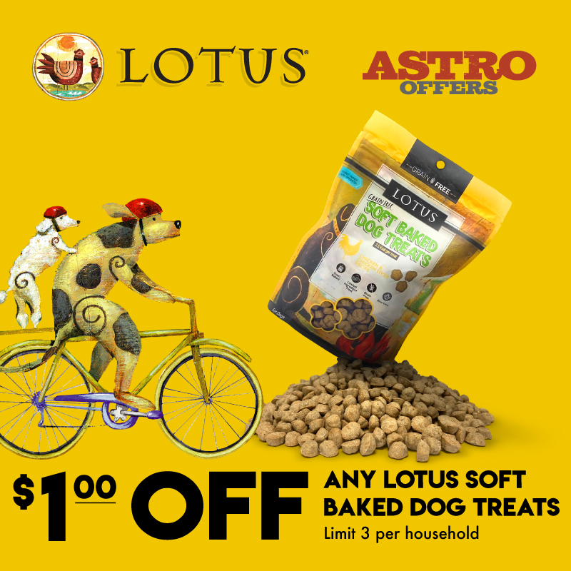 LOTUS | $1.00 OFF Soft-Baked Dog Treats