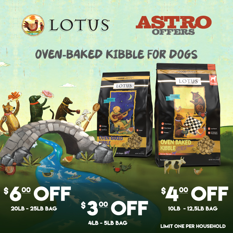 LOTUS | Dollars OFF Oven-Baked Dog Kibble