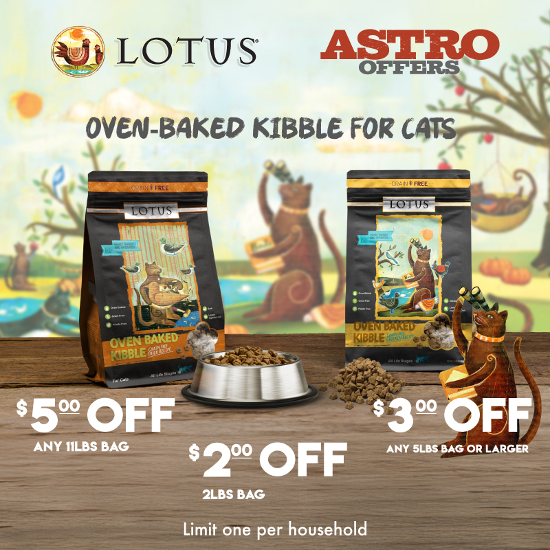 LOTUS | Dollars OFF Oven-Baked Cat Kibble
