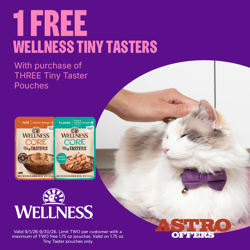 With the smooth pate texture cats love and the protein-packed flavors they crave, Tiny Tasters wet cat food has a variety of delicious recipes that is sure to be a hit! 
