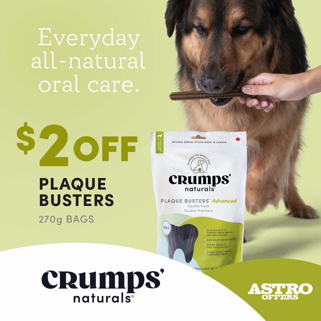 Crumps' Naturals | $2.00 OFF Plaque Buster 10-Packs