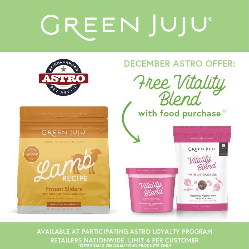 Green Juju | FREE Select Vitality Blend with Qualifying Food Purchase