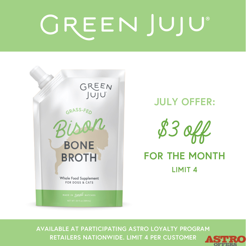 Hydrating Bone Broth
100% grass-fed and finished bison bone broth, organic duck bone broth, and wild harvested venison bone broth. It's for keeping dogs hydrated and improving digestion.