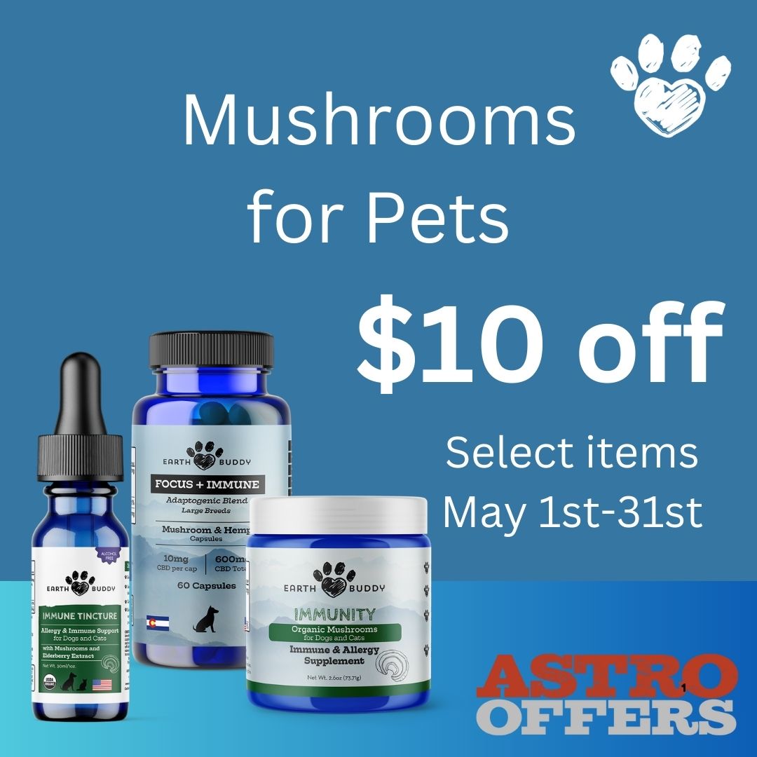 Earth Buddy | $10.00 OFF Mushrooms Supplements