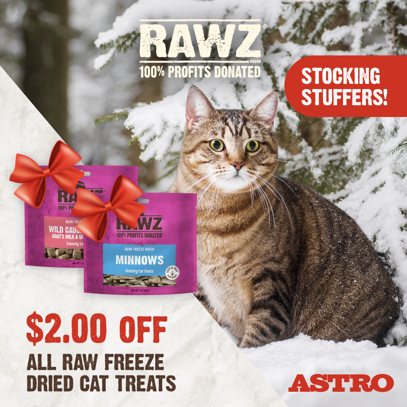 RAWZ | $2.00 OFF Freeze Dried Cat Treats