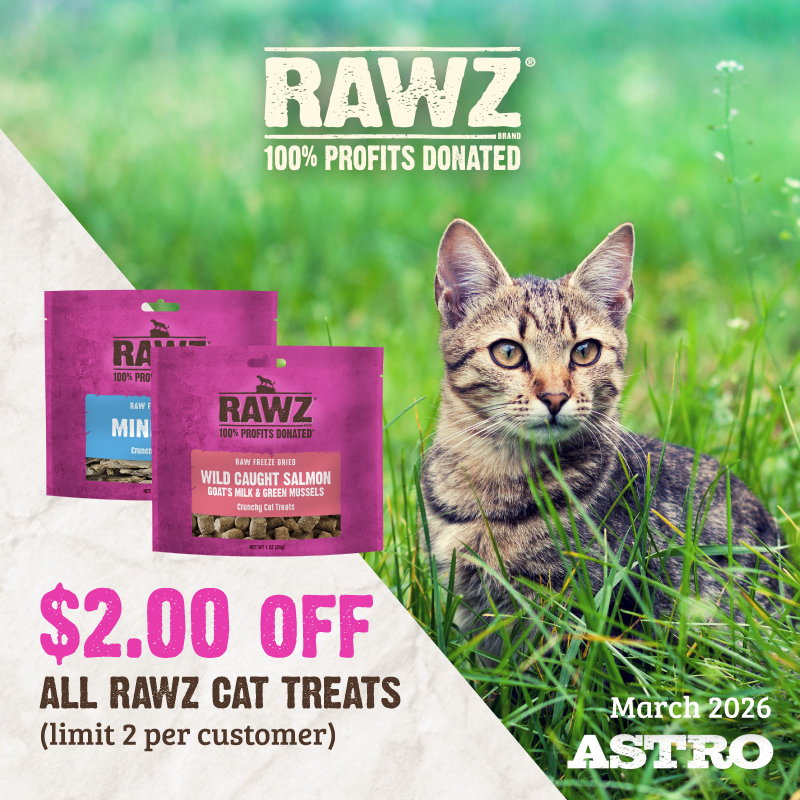 RAWZ | $2.00 OFF Freeze Dried Cat Treats
