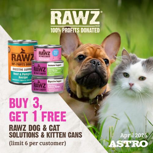 Cats and dogs love our tasty canned food options. These speciality products offer solutions to common ailments. We have a flavor and variety for every picky palate! 