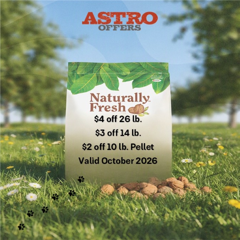 October is Pet Health Month. Why not make your litter box healthier? Our natural litters contain no silica dust, low tracking, eliminate ammonia odor, and is great for the planet, pet, and parent.