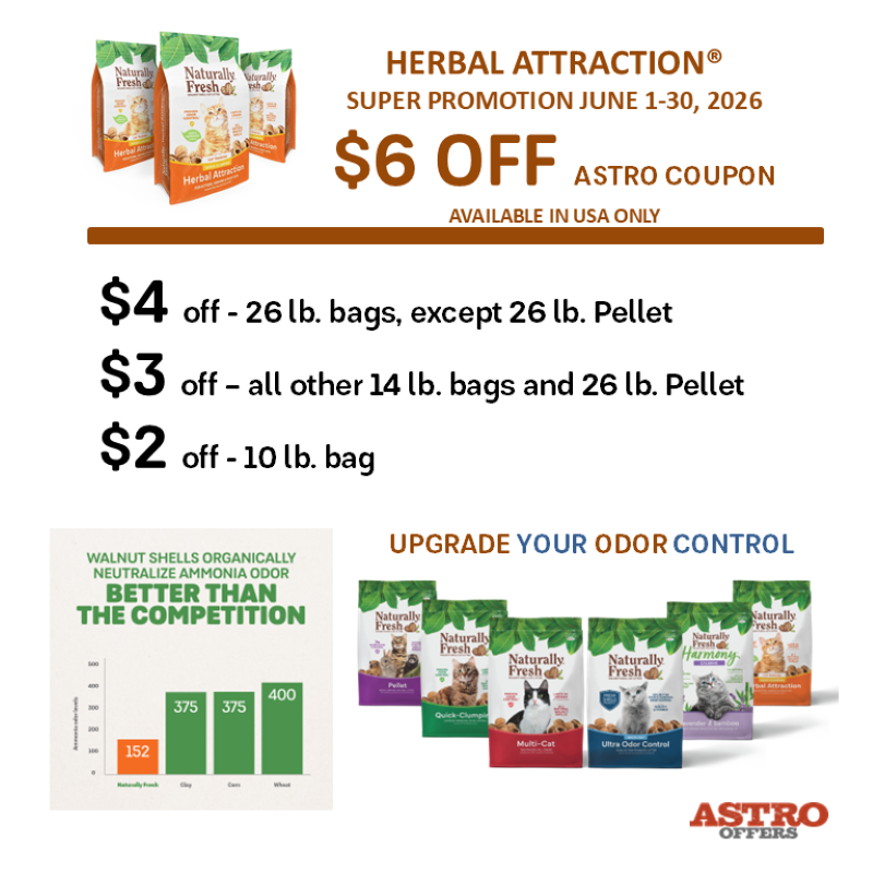 Herbal Attraction, Our all-natural litter formula contains a blend of natural herbs ideal for kittens, senior cats, and fussy cat kids with litter box acceptance issues.
 