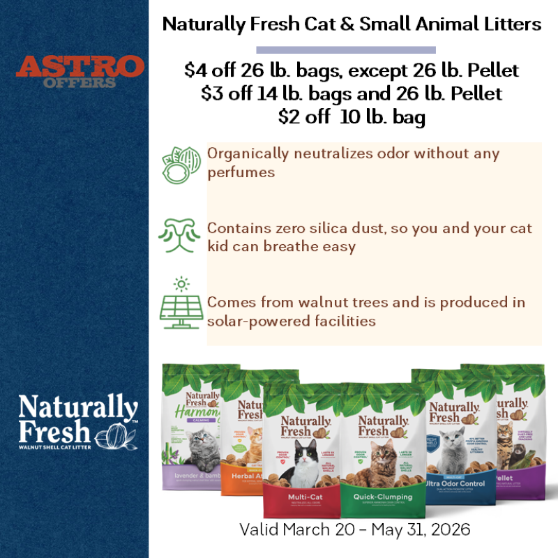Naturally Fresh | Dollars OFF Select Litter