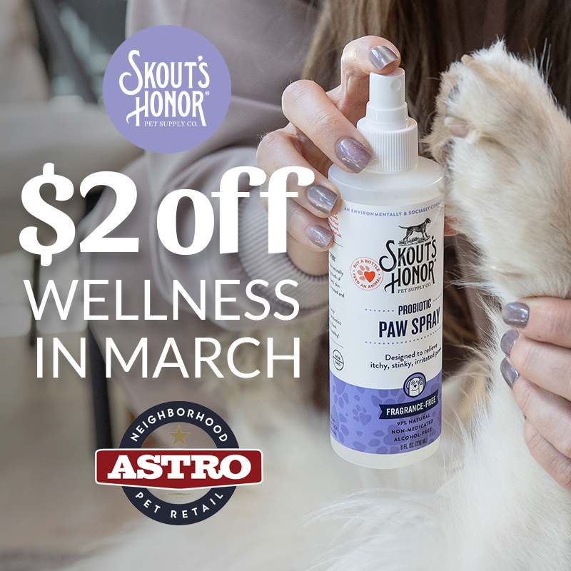 Skout's Honor probiotic wellness products support your pet's natural microbiome, unlike traditional wellness products.