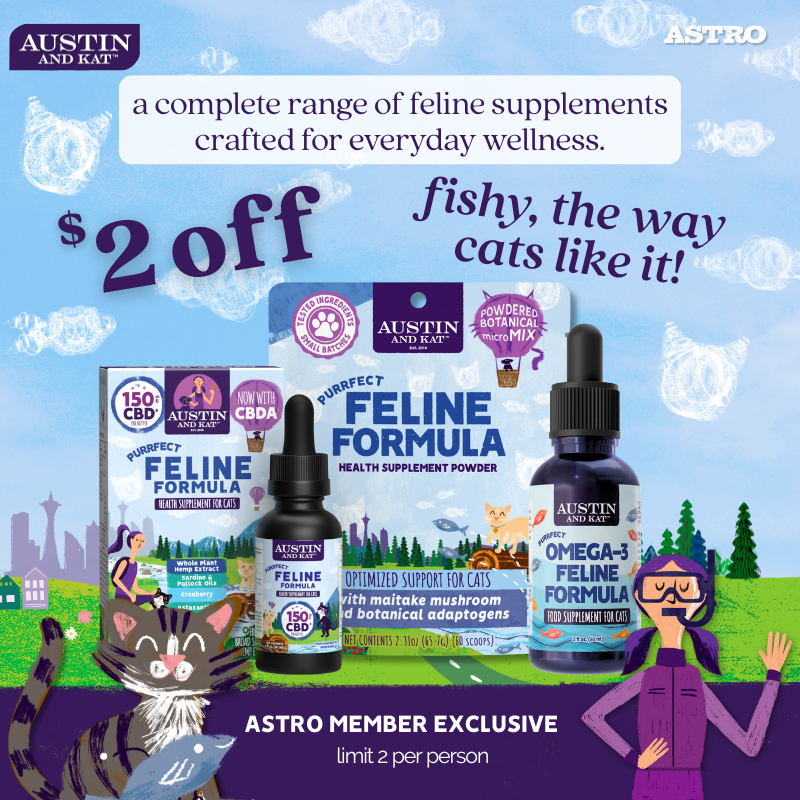 Austin and Kat | $2.00 OFF Feline Formulas