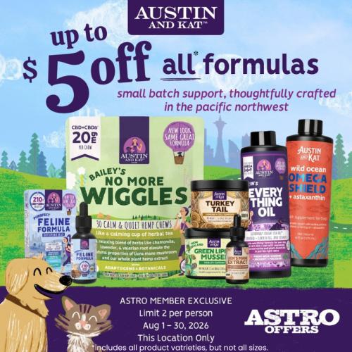 Small-batch pet supplements made in Seattle with thoughtfully chosen ingredients. Created by Kat (and her dog Austin) to help your pets feel their best, every day.
