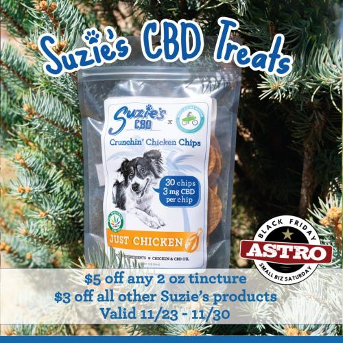 Suzie's CBD | Black Friday | Dollars OFF All Products