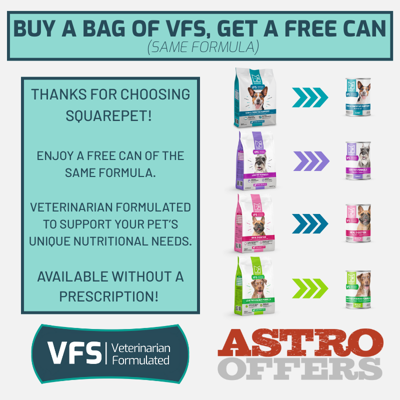 Square Pet | FREE Select Can with Purchase of VFS Dry Food!