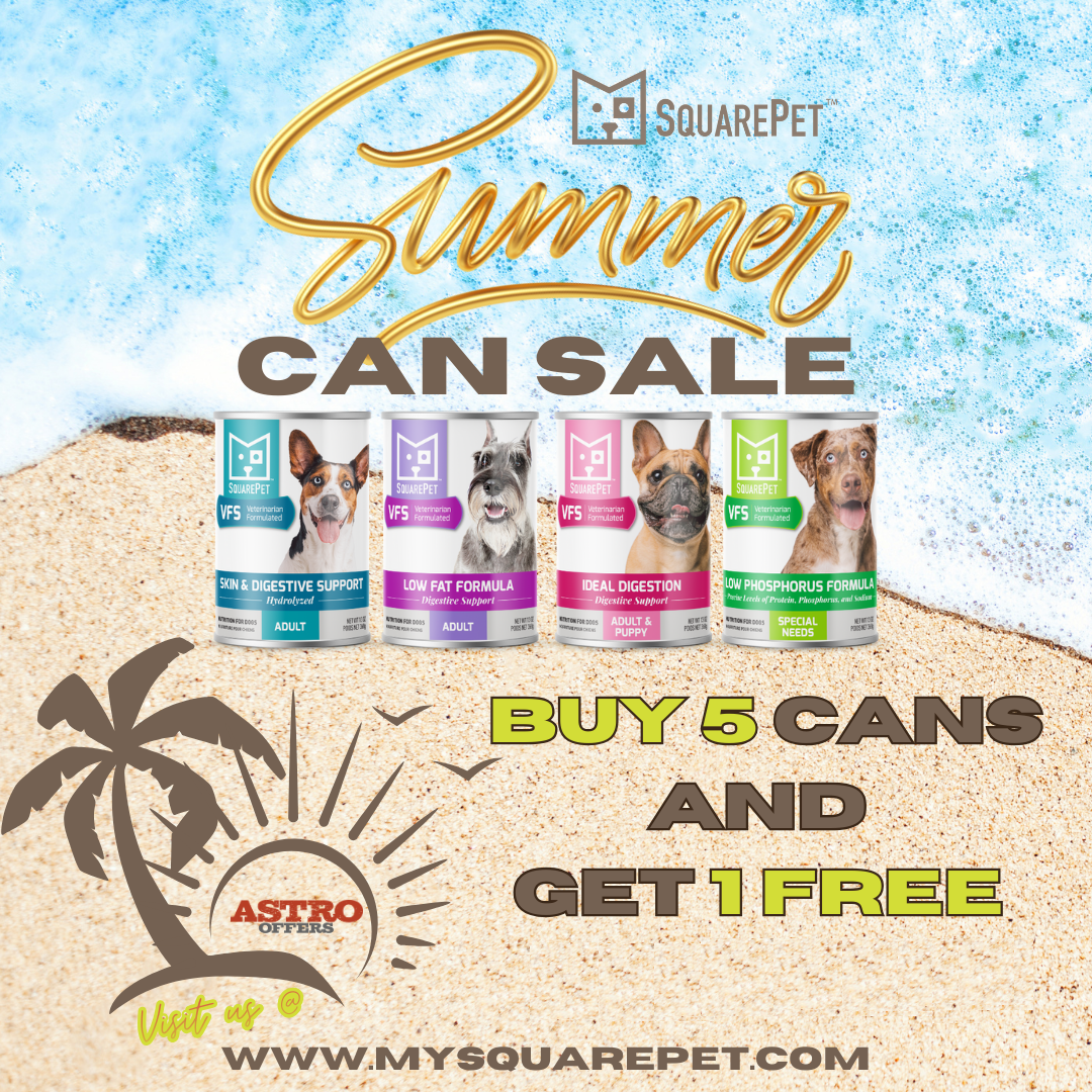 Time to load up, save, and load up your pet's favorite SquarePet formulas for summer. Each ingredient in every formula serves a specific nutritional and/or health purpose!
