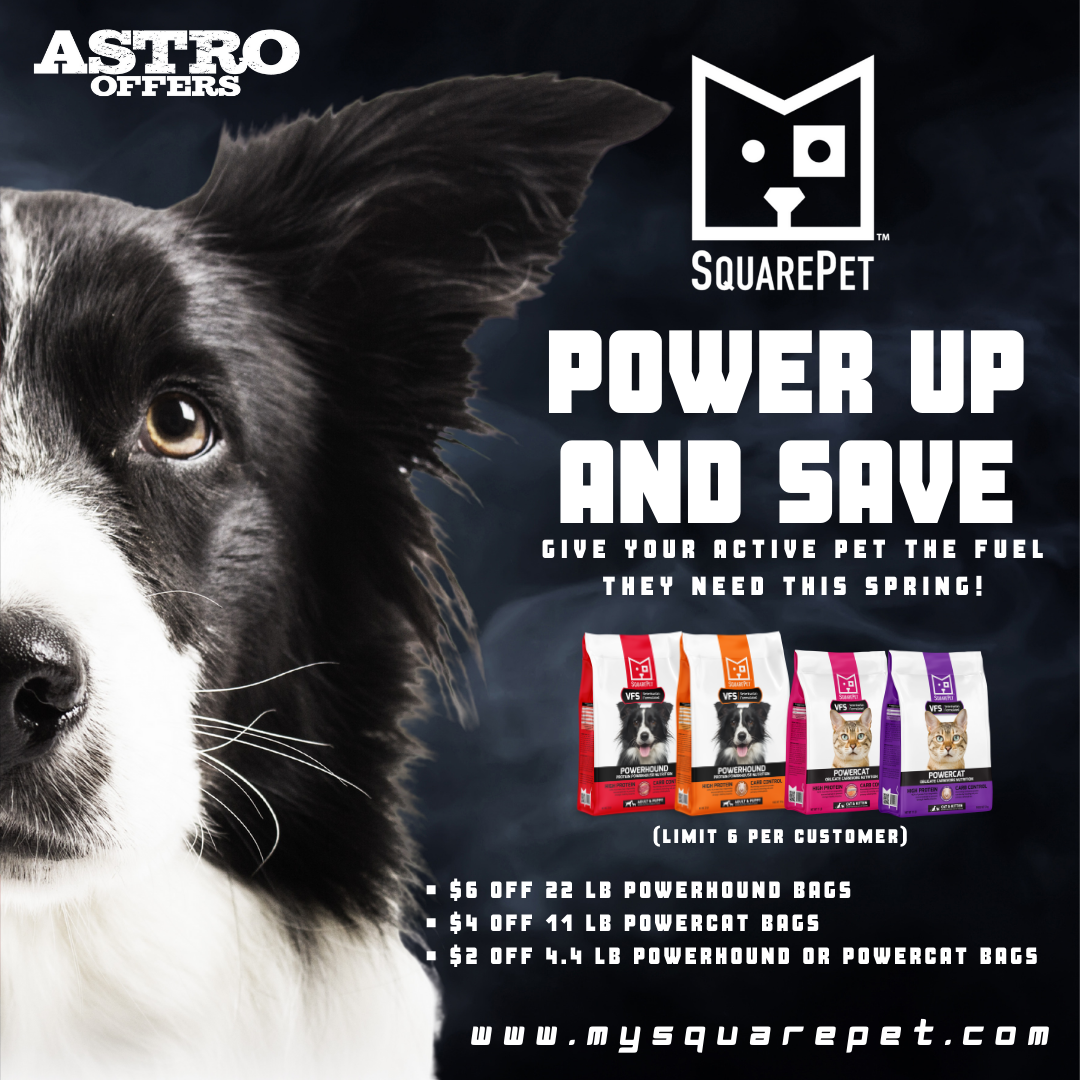 Power Up and Save! Give your active pet the fuel they need this spring with PowerHound and PowerCat Dry Food!