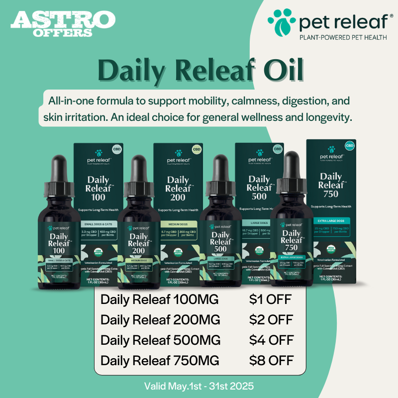 Pet Releaf | Dollars OFF Daily Releaf Oils