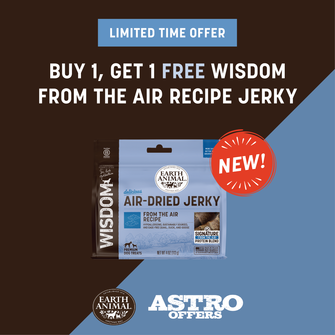 Earth Animal | Buy 1, Get 1 FREE on Wisdom From The Air Recipe Jerky