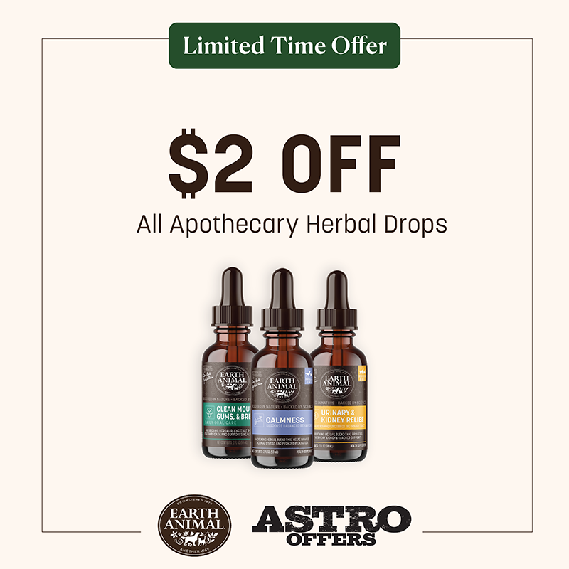 NATURAL WELLNESS FOR EVERY SEASON! Apothecary Herbal Drops deliver gentle, plant-based support to help pets thrive from summer cookouts through back-to-school routines.
