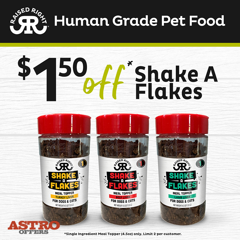Single Ingredient meal toppers that you can shake on top of your pet's food to help keep things exciting at meal time!