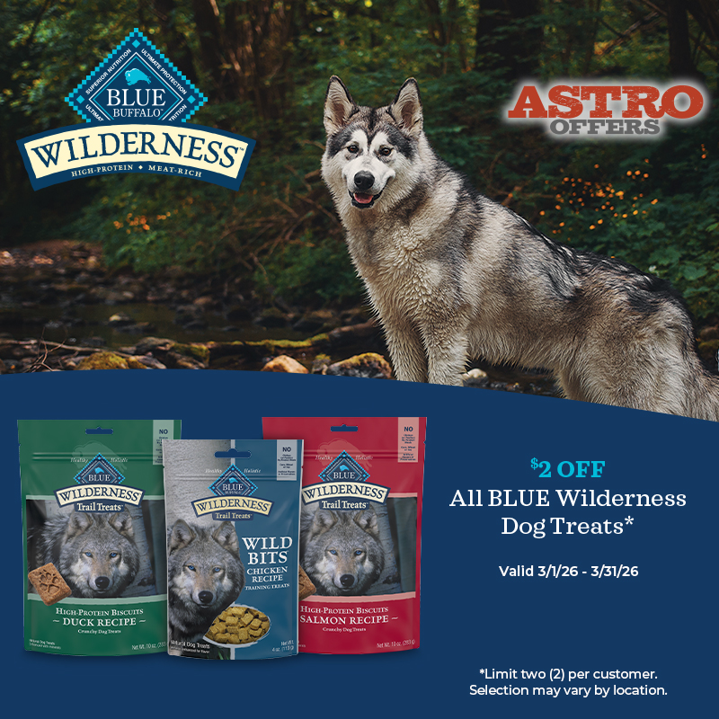 Blue Buffalo | $2.00 OFF Wilderness Dog Treats 