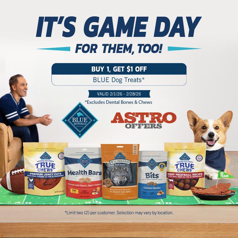Blue Buffalo | $1.00 OFF Select Blue Buffalo Dog Treats
