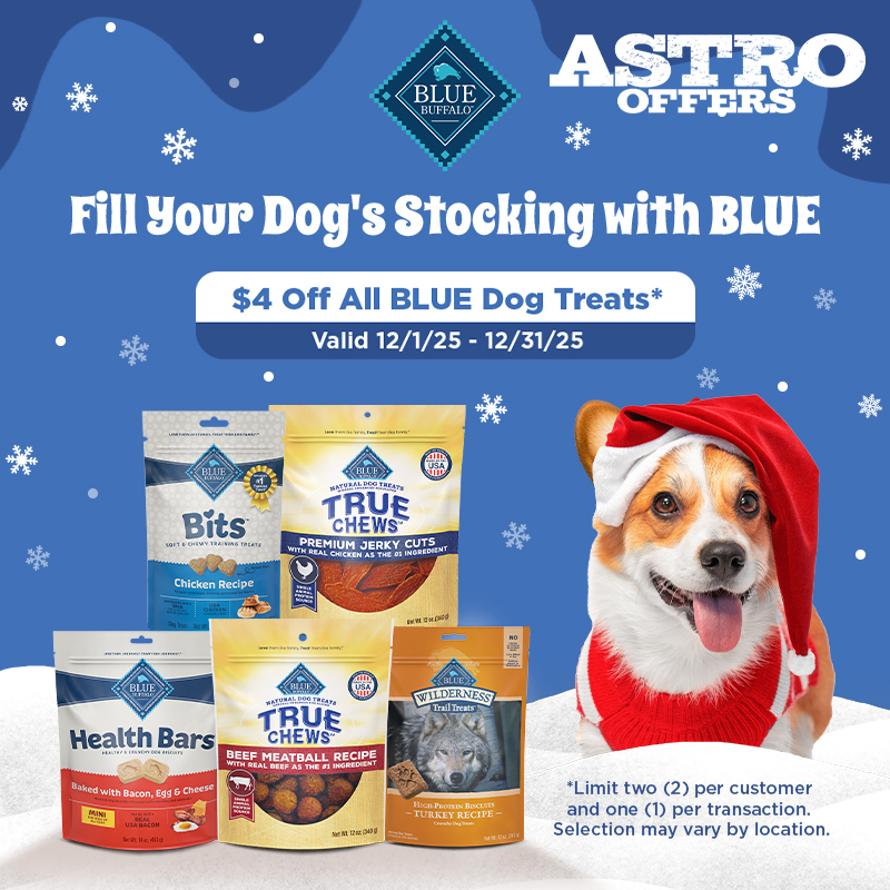 Blue Buffalo | $4.00 OFF Blue Buffalo Dog Treats