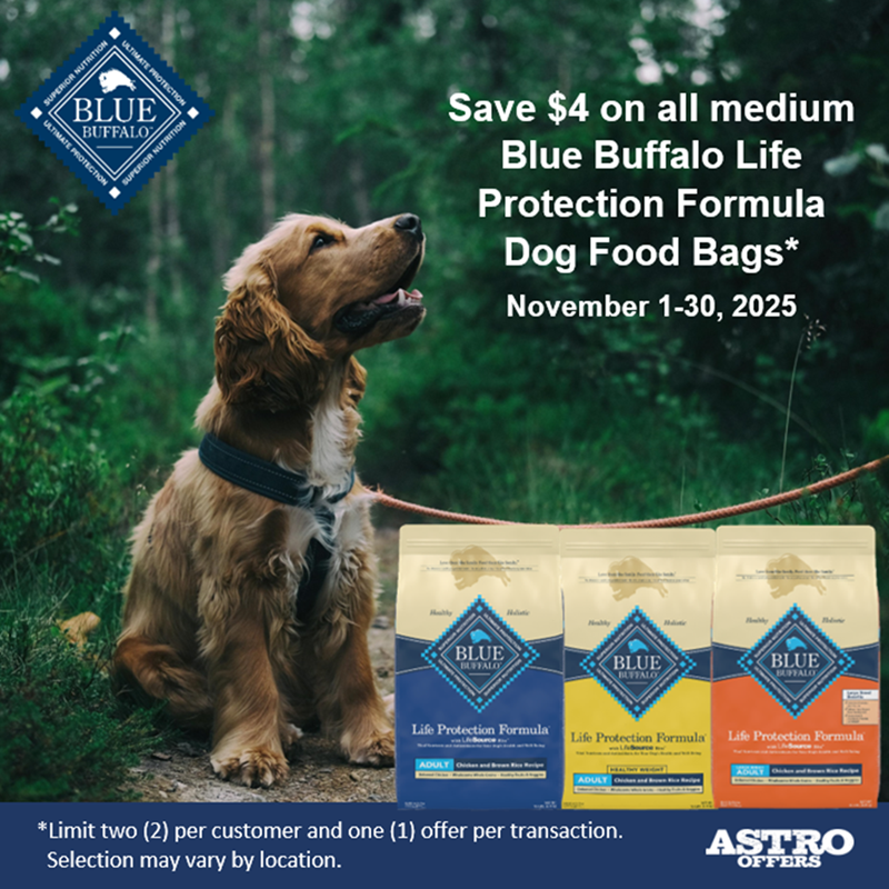 Blue Buffalo | $4.00 OFF 15lb Life Protection Dry Dog Food 