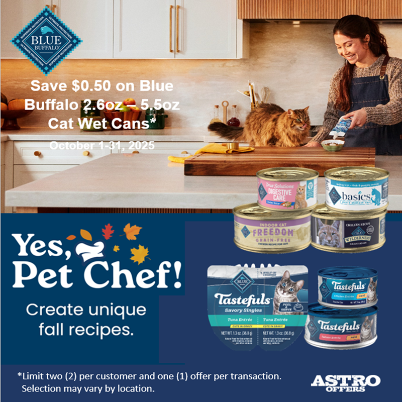 Blue Buffalo | $0.50 OFF Cat Food Cans