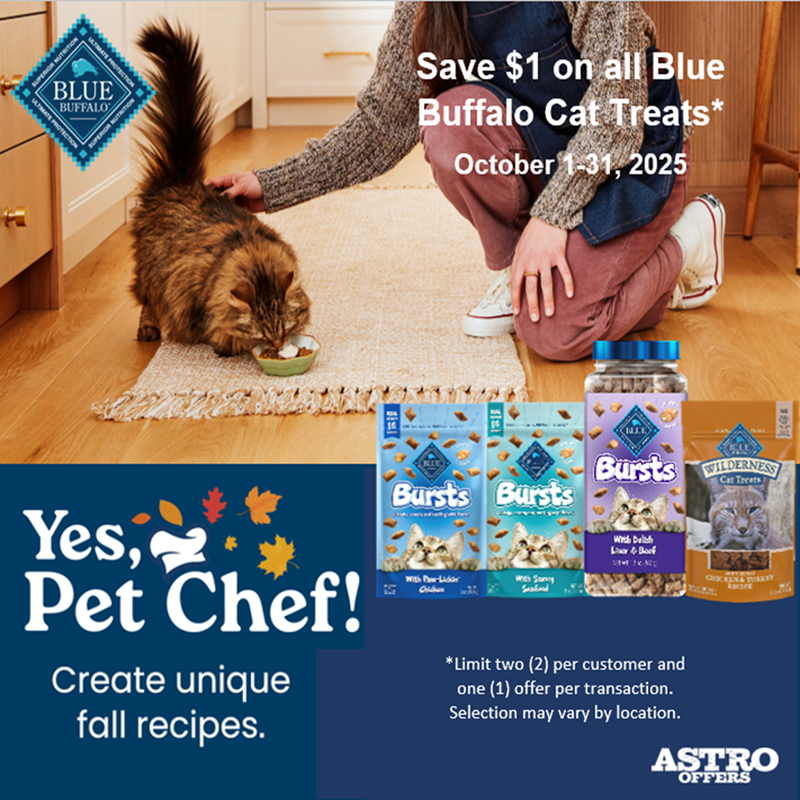 Blue Buffalo | $1.00 OFF Cat Treats