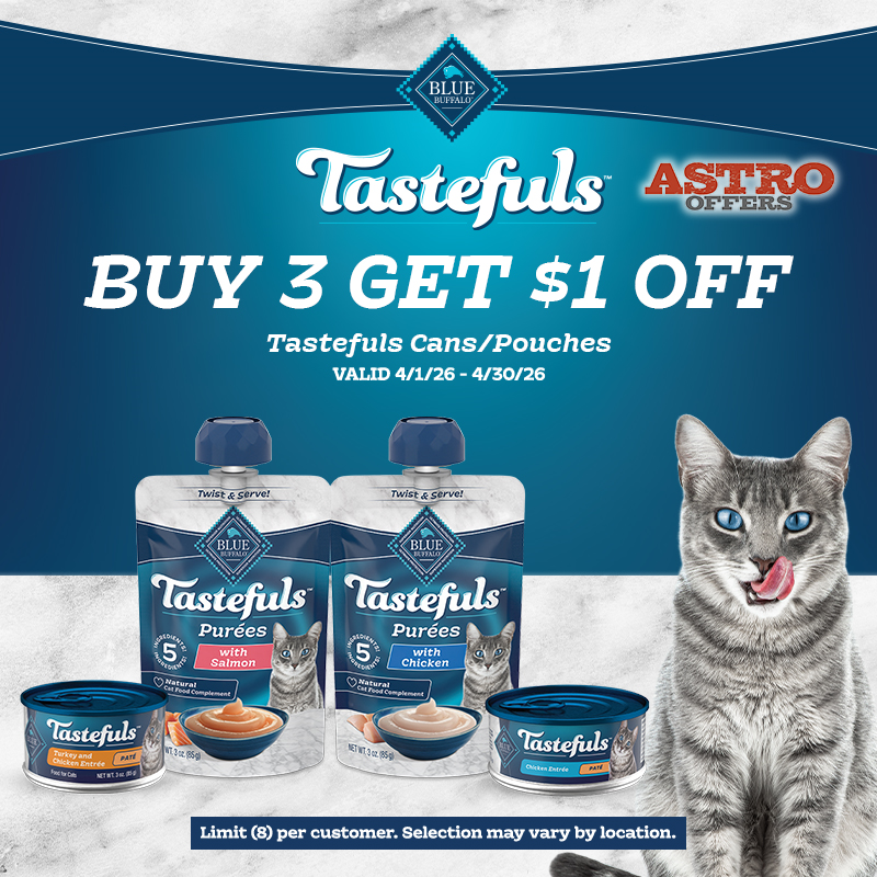 Blue Buffalo | Buy 3, Save $1.00 on Tastefuls Cat Wet Food