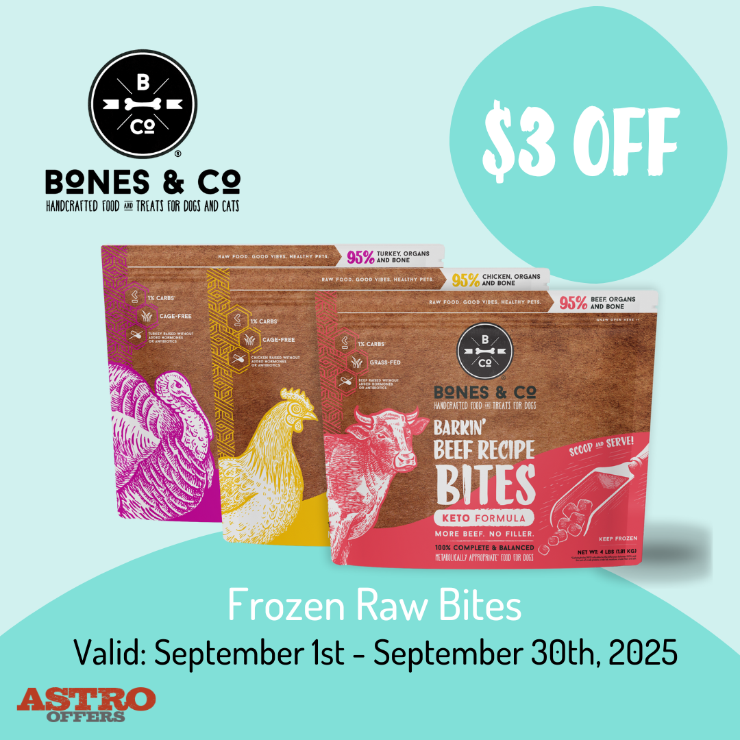 Bones & Co. | $3.00 OFF Frozen Raw Bites 4lb