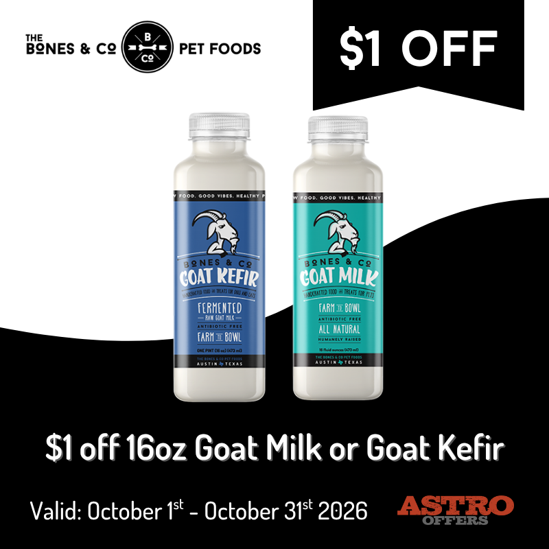 Both are natural whole-food supplements for dogs and cats designed to provide hydration, boost appetites, and support gut health using milk sourced from pasture-raised, grass-fed goats.
