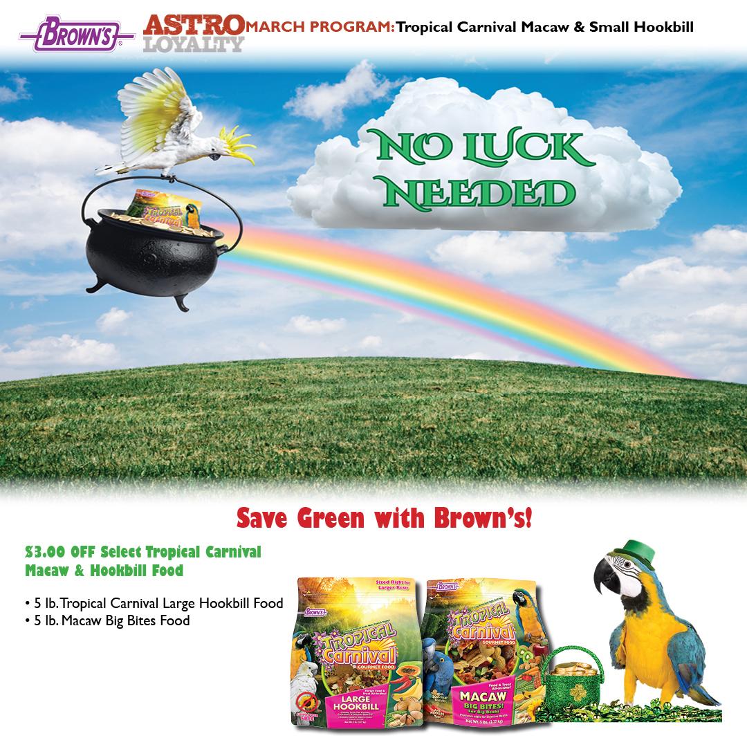 FM Brown's | $3.00 OFF Select Tropical Carnival Pet Bird Foods