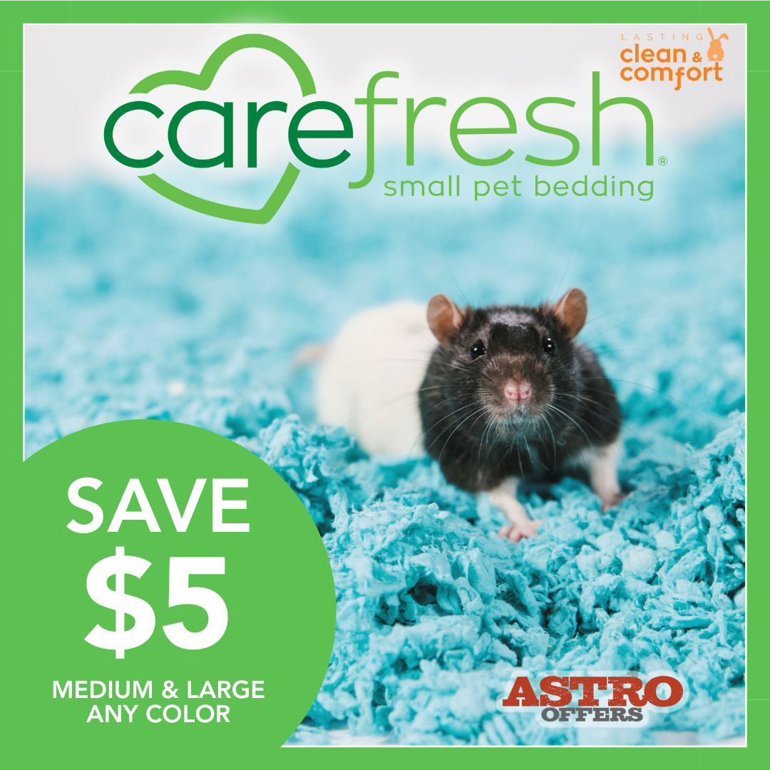 Only carefresh is made from scratch with pillowy soft, ultra absorbent comfyfluff paper fiber designed specifically for small pets. Provides a soft, safe, clean, dry home. 