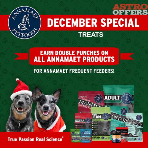 Annamaet | Earn Double Punches on Treats