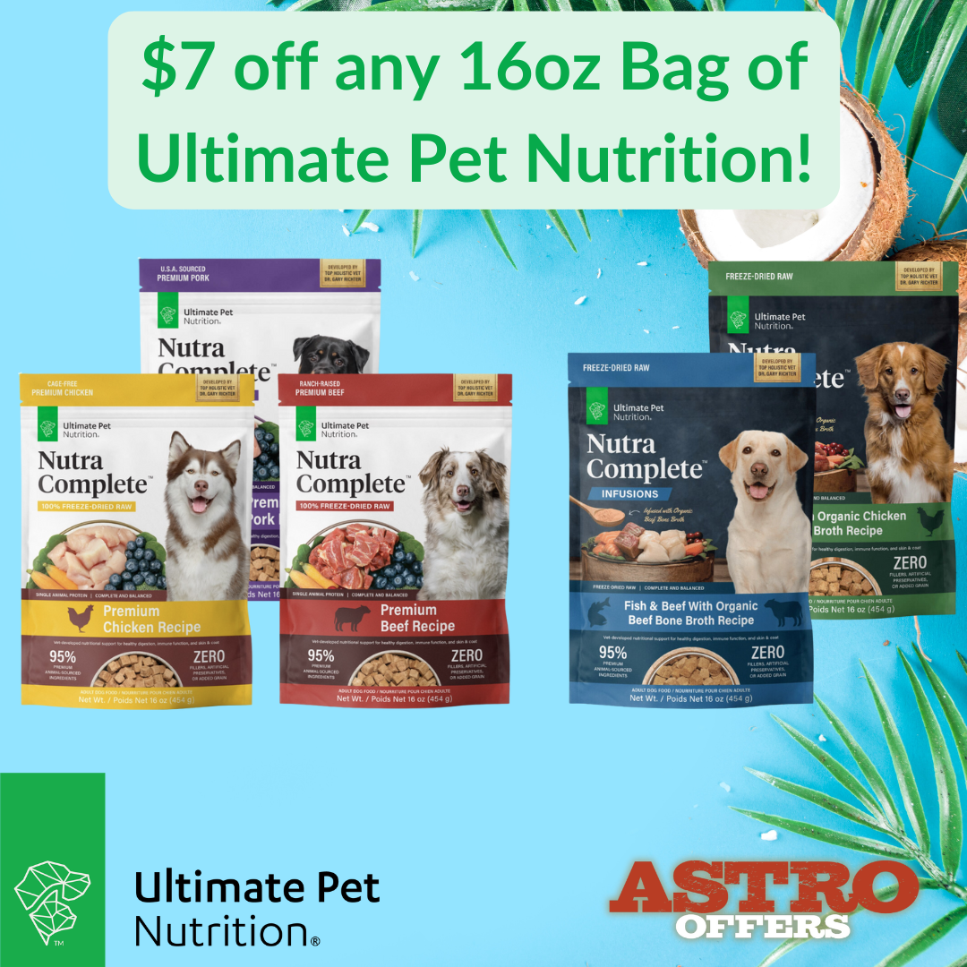 Ultimate Pet Nutrition | $7.00 OFF 16oz Nutra Complete or Nutra Complete Plus