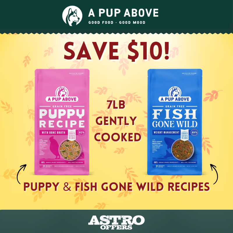 Something Fishy Just Happened... Meet Fish Gone Wild, our newest wild-caught recipe making waves at meal time! And for the little legends? Puppy recipe is crafted to help growing pups.