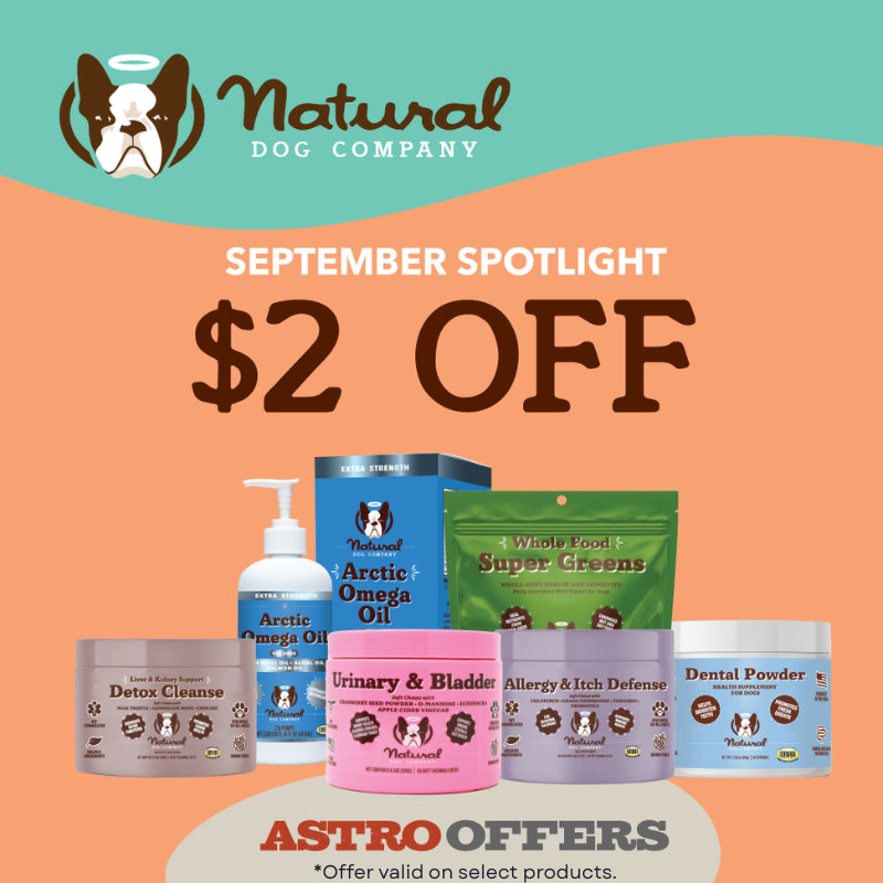 Natural Dog Company offers Natural, Clean & Effective solutions for any pup! Health solutions offered for various Dog Health needs and easy to give!