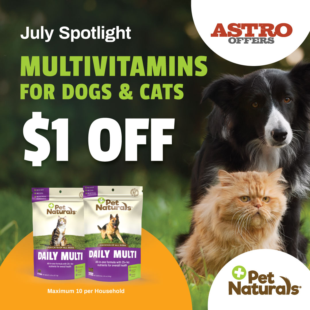 Pet Naturals offers the paw-fect solutions for supporting overall health with these tasty multivitamin soft chews - available for Dogs & Cats!