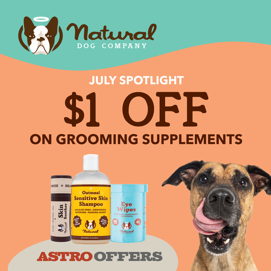 Natural Dog Company offers Natural, Clean & Effective solutions for any pup! Grooming solutions for easy skincare and bath time routine with Shampoos, Conditioner, Spritz, Balms & Wipes!