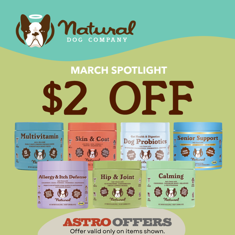 Natural Dog Company | $2.00 OFF Select Supplement Chews