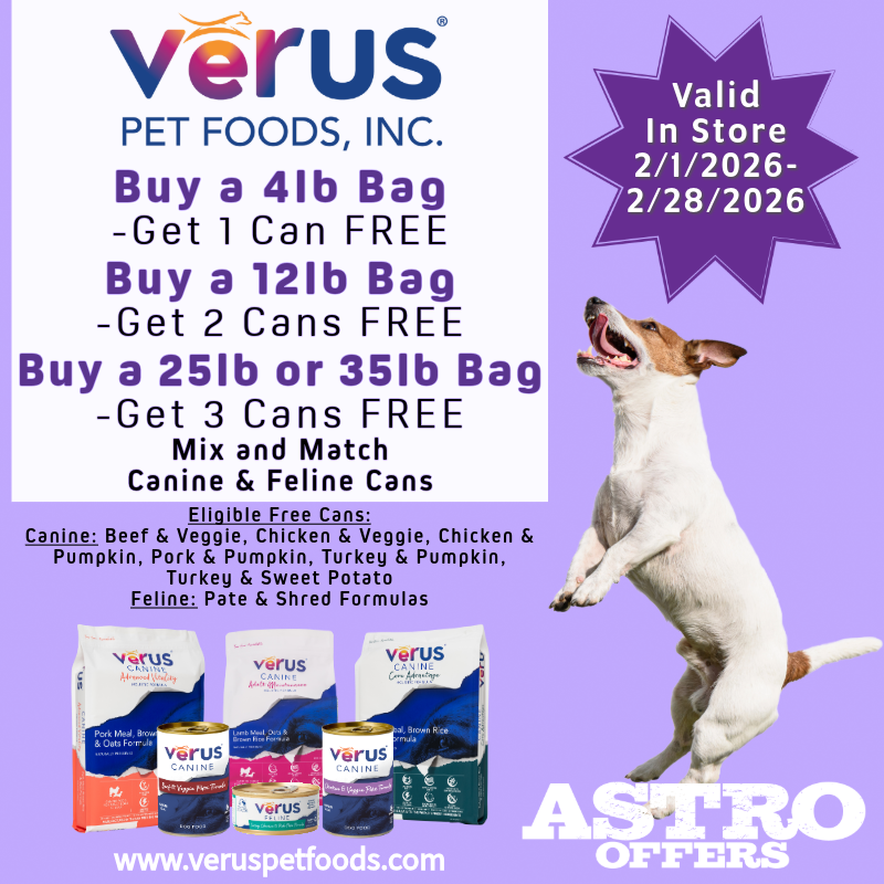 VeRUS Pet Foods l FREE Can(s) with Qualifying Dry Food Purchase