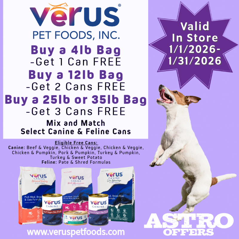 VeRUS Pet Foods l FREE Select Can(s) with Qualifying Dry Food Purchase