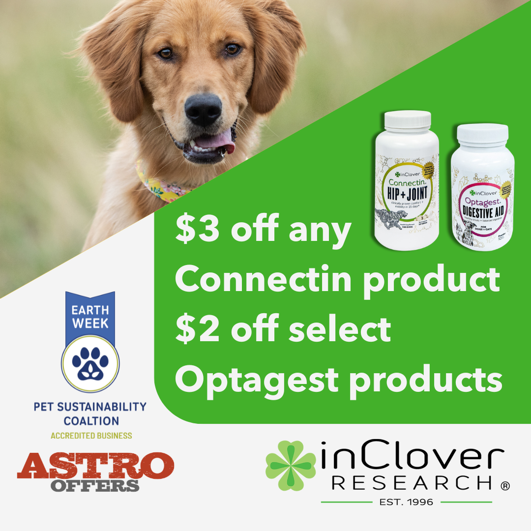 When pets live stronger, longer lives, we all tread lighter. Celebrate Earth Week with deals on Optagest and Connectin, solutions for inside-out wellness that support vitality and sustainability.
