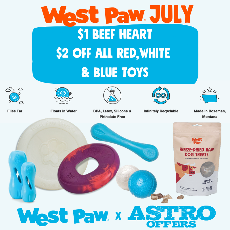 USA-made products from high-quality, eco-friendly, safe materials. Treats are responsibly made with healthy, clean ingredients. Zogoflex & Seaflex toys are recyclable, non-toxic & dishwasher safe.
